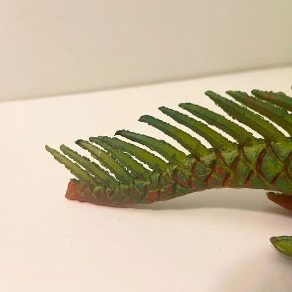 Vintage Rubber Dragon Jiggler Hong Kong 12 Inch Rubbery Toy Figure Broken Tail - Picture 16 of 16